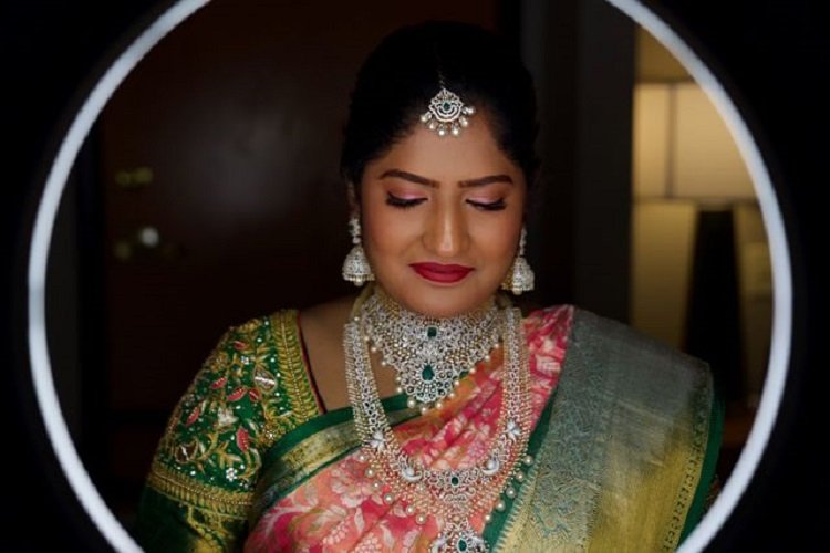 Indian bridal makeup and hair