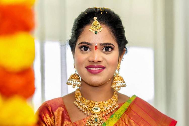 Indian bridal makeup and hair